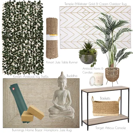 Courtyard Pilates Space Interior Design Mood Board by Centred Interiors on Style Sourcebook
