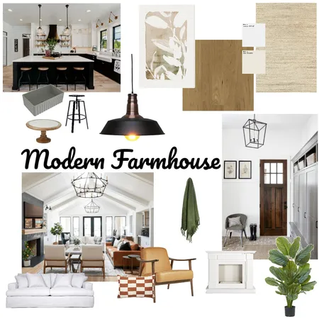 Modern Farmhouse Interior Design Mood Board by stefaniecutrera on Style Sourcebook