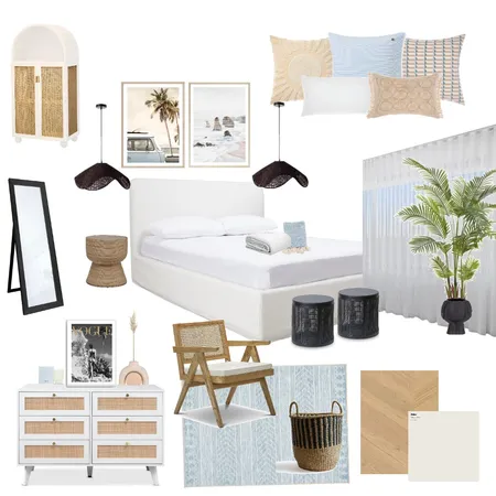 Coastal Bedroom Mood Board Interior Design Mood Board by Sofia on Style Sourcebook