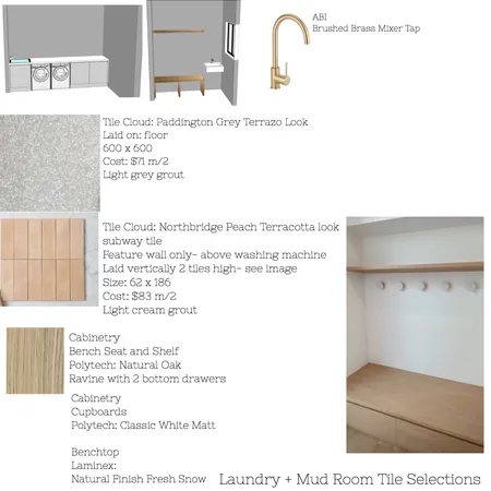 Laundry and Mud Room Tile Selections Interior Design Mood Board by taryn23 on Style Sourcebook