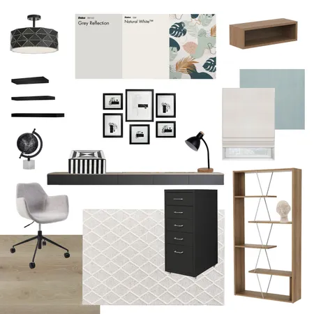 Sample Board - Study Interior Design Mood Board by Aline Araujo Interior Designer on Style Sourcebook