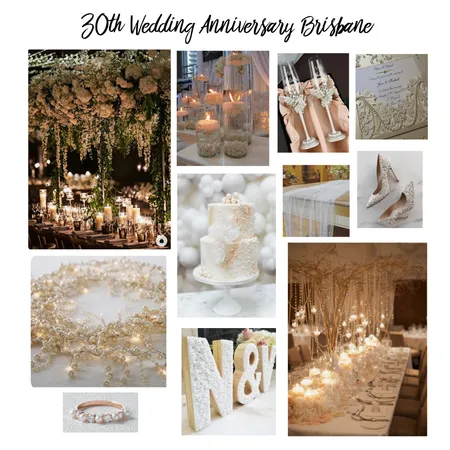 Annie and Ollie’s 30th Wedding Anniversary Interior Design Mood Board by Jo Steel on Style Sourcebook