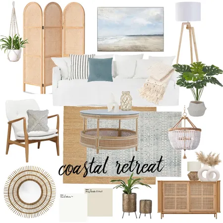 Coastal Retreat Interior Design Mood Board by lisabrand on Style Sourcebook