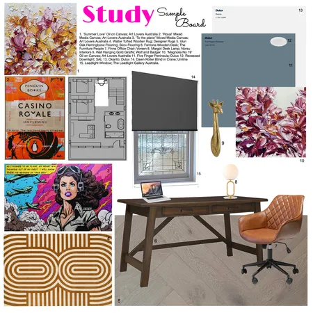 Study Interior Design Mood Board by Shayebeepops on Style Sourcebook