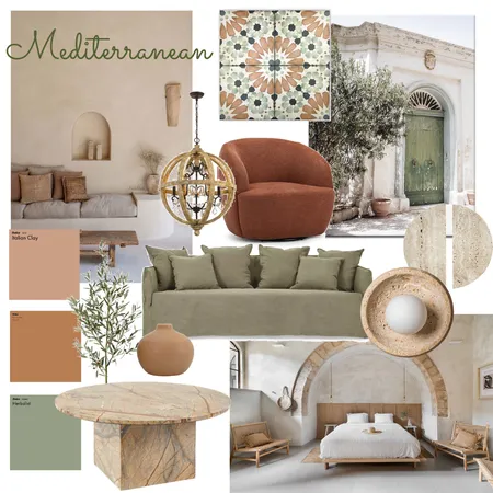 Mood Board 1 Mediterranean Interior Design Mood Board by Enz on Style Sourcebook