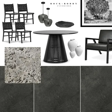 safari black theme Interior Design Mood Board by ameliarogers on Style Sourcebook