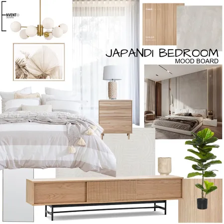 japandi bedroom Interior Design Mood Board by Philosophie on Style Sourcebook