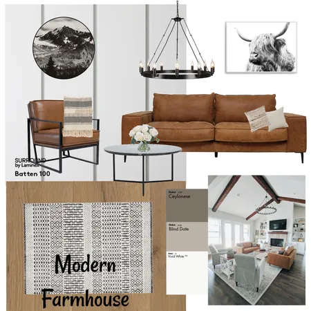 Modern Farmhouse Interior Design Mood Board by angelamoen on Style Sourcebook