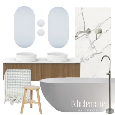 WIP Bathroom Concept | April 2023 Interior Design Mood Board by Wholesome by Design on Style Sourcebook