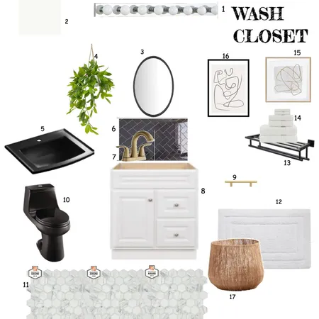 Bathroom Sample Board Interior Design Mood Board by DMcAlister on Style Sourcebook