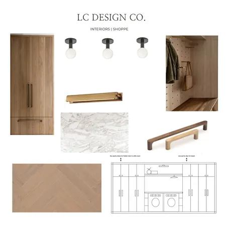 Laundry Room Interior Design Mood Board by LC Design Co. on Style Sourcebook