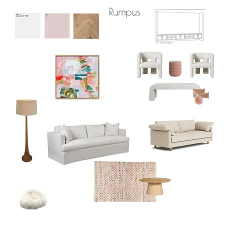Rumpus Redo Interior Design Mood Board by blackmortar on Style Sourcebook
