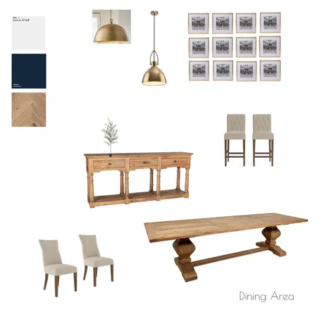 Dining Interior Design Mood Board by blackmortar on Style Sourcebook