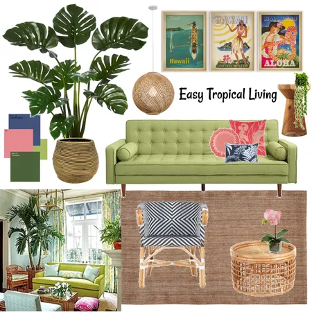 Modern Tropical Interior Design Mood Board by Tljespy on Style Sourcebook