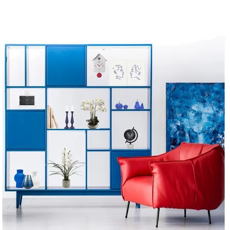 Стеллаж Синий Interior Design Mood Board by Vik_F on Style Sourcebook