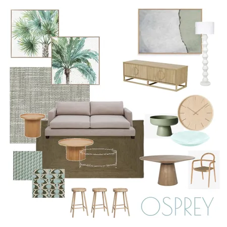 OSPREY LIVING DINING Interior Design Mood Board by Briana Forster Design on Style Sourcebook