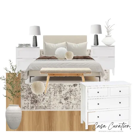 Jodie Bedroom Interior Design Mood Board by Casa Curation on Style Sourcebook