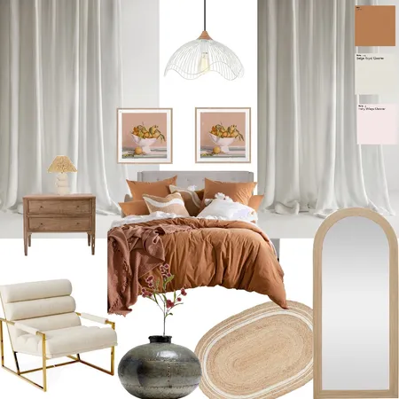 Module 9: Guest bedroom Interior Design Mood Board by Dorothy on Style Sourcebook