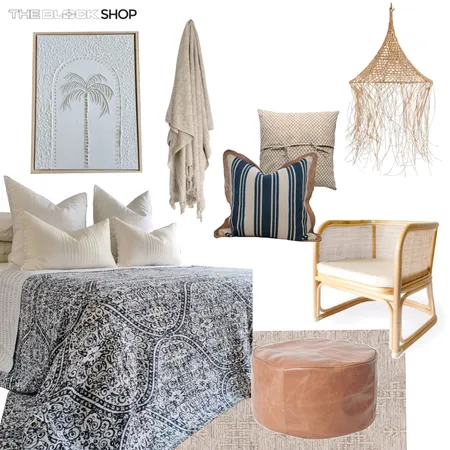 Boho Interior Design Mood Board by The Block Shop on Style Sourcebook