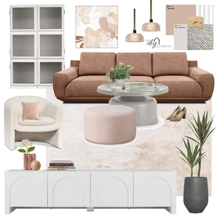 Shades of pink Interior Design Mood Board by Thediydecorator on Style Sourcebook