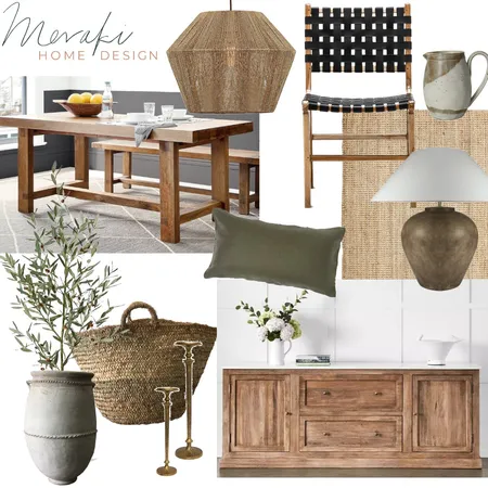 Traditional & Organic Interior Design Mood Board by Meraki Home Design on Style Sourcebook