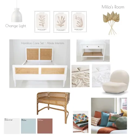 Milla's room Interior Design Mood Board by blackmortar on Style Sourcebook