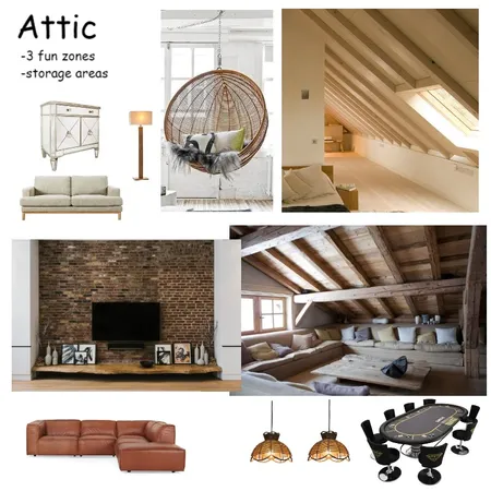 Attic Interior Design Mood Board by Larissabo on Style Sourcebook