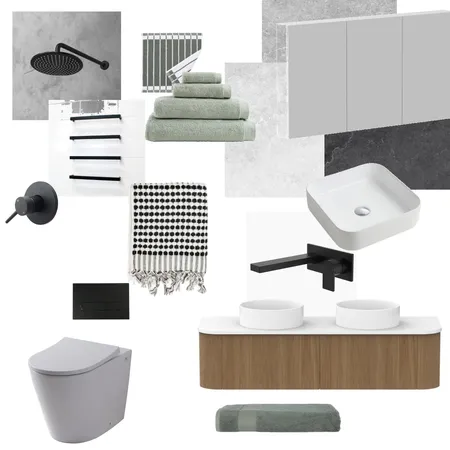 Argyle St Main Bath Interior Design Mood Board by Charlotte on Style Sourcebook