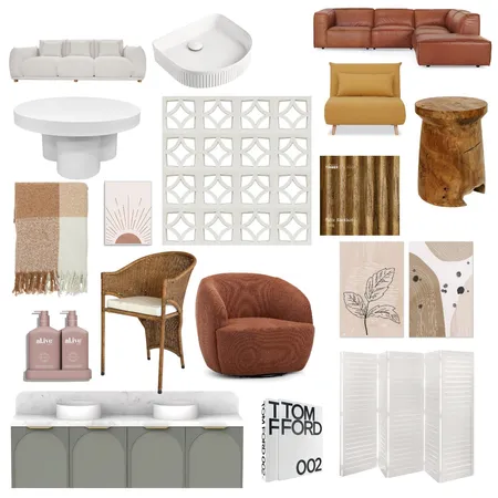 Earthy Interior Design Mood Board by SPECbd on Style Sourcebook