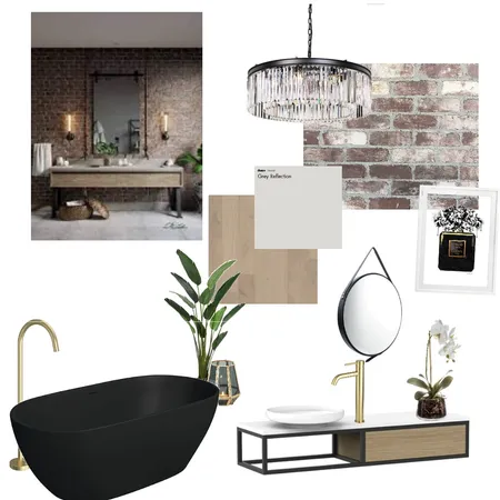 Industrial Glamour Interior Design Mood Board by Mc Donnell on Style Sourcebook