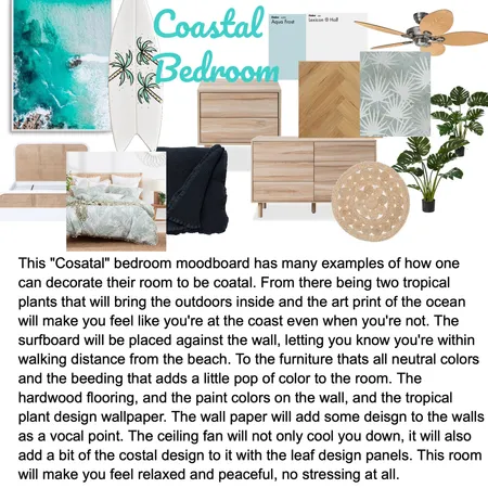 Costal bedroom Interior Design Mood Board by jenamarie on Style Sourcebook