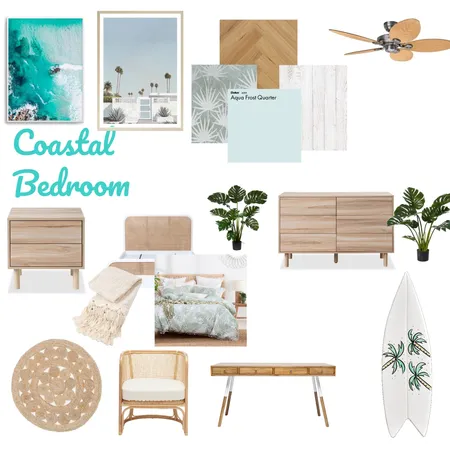 Costal bedroom Interior Design Mood Board by jenamarie on Style Sourcebook