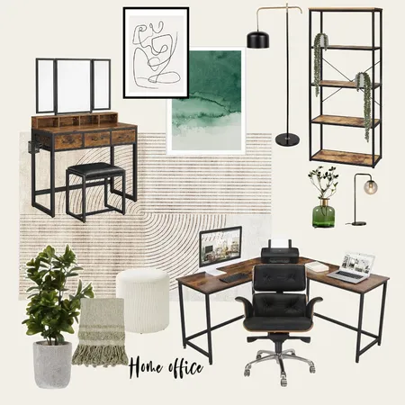 Industrial Style Home office Interior Design Mood Board by Myamya on Style Sourcebook