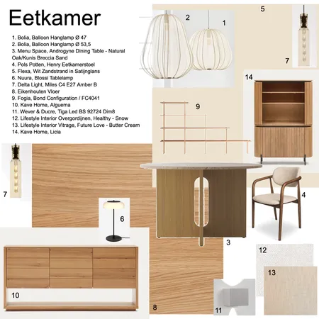 Opdracht 9 - Eetkamer Interior Design Mood Board by Jale on Style Sourcebook