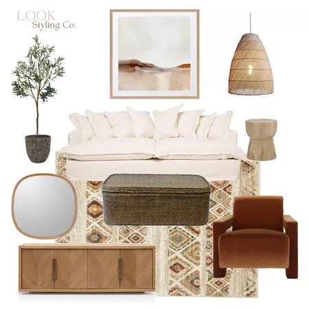 Warm Tones Coastal Interior Design Mood Board by Look Styling Co on Style Sourcebook