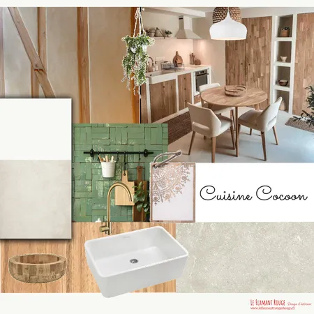 Cuisine cocoon Interior Design Mood Board by Le Flamant Rouge Design d'intérieur on Style Sourcebook