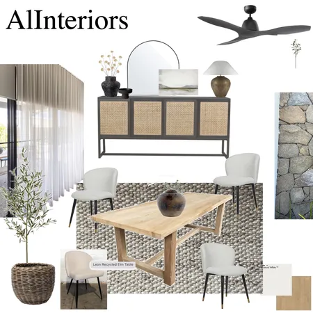Modern (Transitional) Farmhouse Dining Interior Design Mood Board by Amanda Lee Interiors on Style Sourcebook
