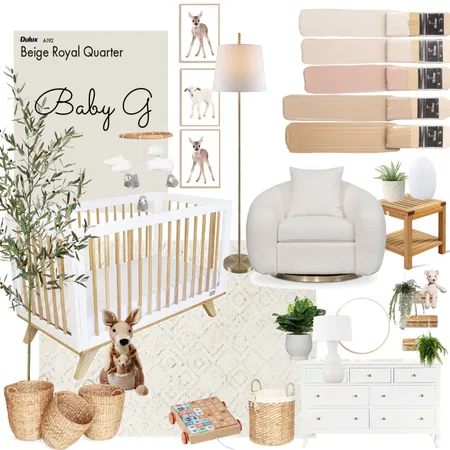 Baby G nursery Interior Design Mood Board by ramzie on Style Sourcebook