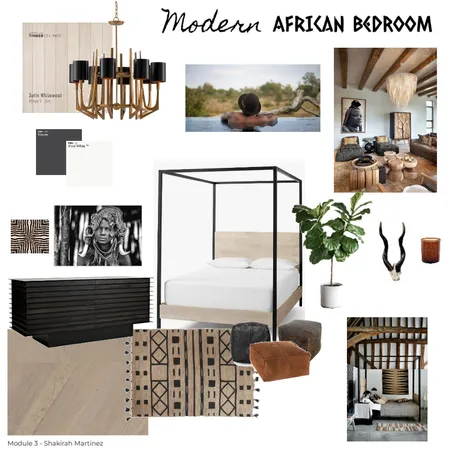 Modern African Interior Design Mood Board by Shakirah on Style Sourcebook