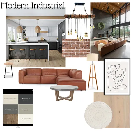 Modern industrial Interior Design Mood Board by Ness on Style Sourcebook