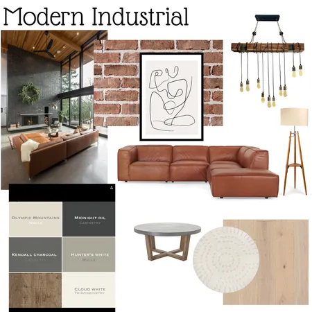 Modern industrial Interior Design Mood Board by Ness on Style Sourcebook