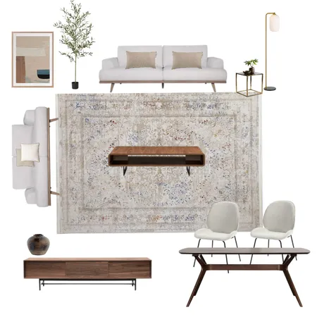 living room Interior Design Mood Board by nada.alhujaj on Style Sourcebook