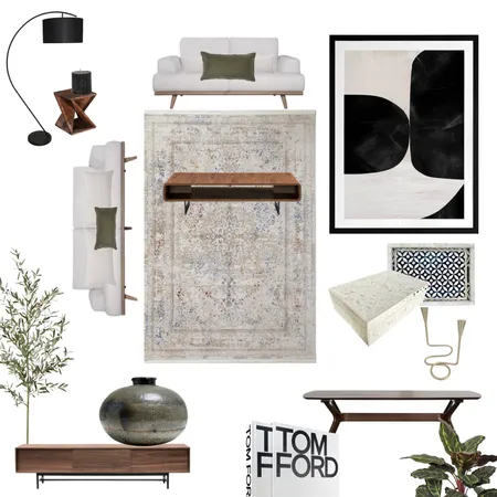 Living room Interior Design Mood Board by nada.alhujaj on Style Sourcebook