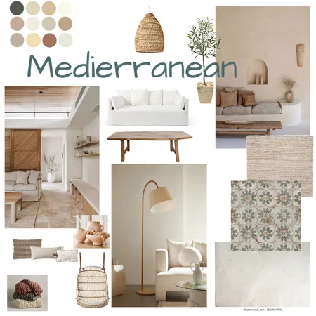 Mediterranean Mood Board Module 3 Interior Design Mood Board by sseward on Style Sourcebook
