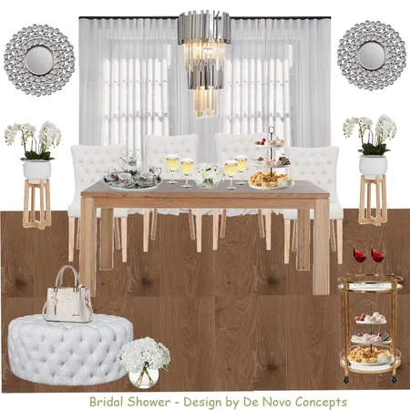 Bridal Shower Interior Design Mood Board by De Novo Concepts on Style Sourcebook