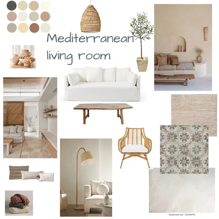 Mediterranean Mood Board Module 3 Interior Design Mood Board by sseward on Style Sourcebook