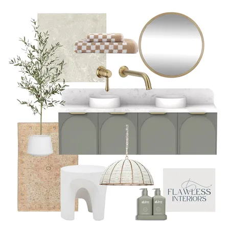 Stylish Bathroom Interior Design Mood Board by Flawless Interiors Melbourne on Style Sourcebook