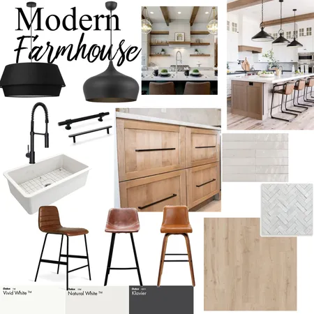 Modern Farmhouse Interior Design Mood Board by ericacuellar on Style Sourcebook