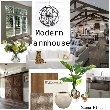 Modern Farmhouse 42723 Interior Design Mood Board by La Buena Vida Designs on Style Sourcebook
