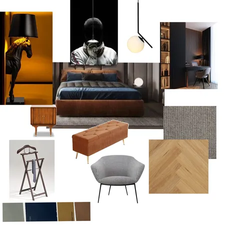 спальня для мужчины Interior Design Mood Board by Самусенко on Style Sourcebook